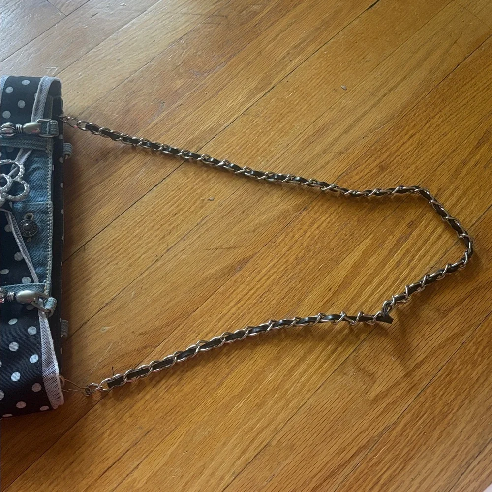 Jeans Beaded Purse